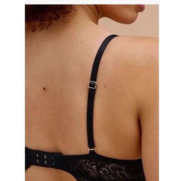 ThirdLove Black Lace Balconett Bra sz 42F EUC - Picture 3 of 11